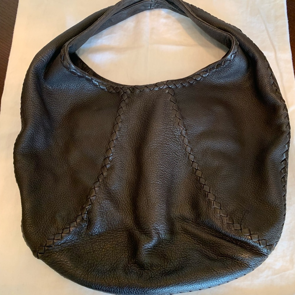 Bottega Veneta chocolate brown hobo bag
